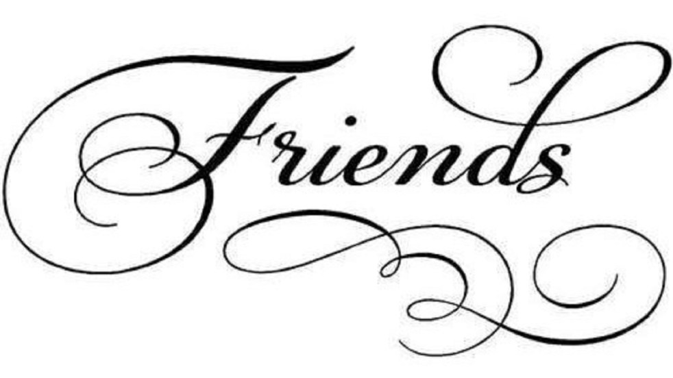 friends calligraphy